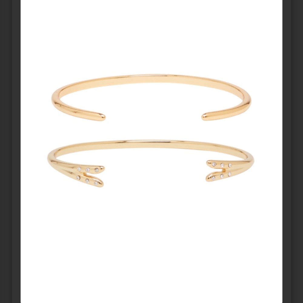 Gold Talon Bracelet Set by Michelle Campbell